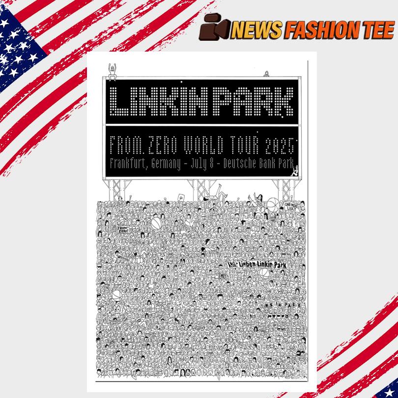 Linkin Park Deutsche Bank Park Jul 8 2025 Poster, hoodie