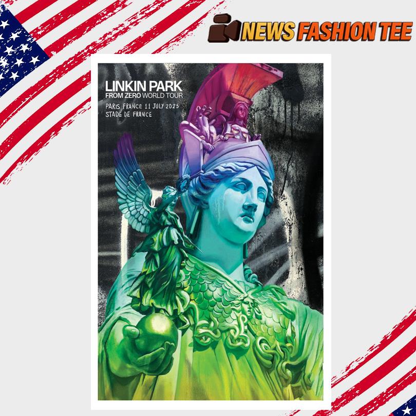 Linkin Park Paris From Zero World Tour 2025 Poster, hoodie