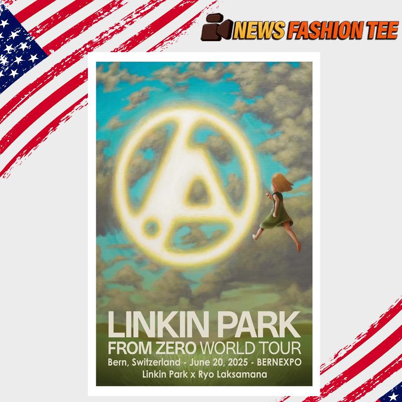 Linkin Park Switzerland From Zero World Tour 2025 Poster