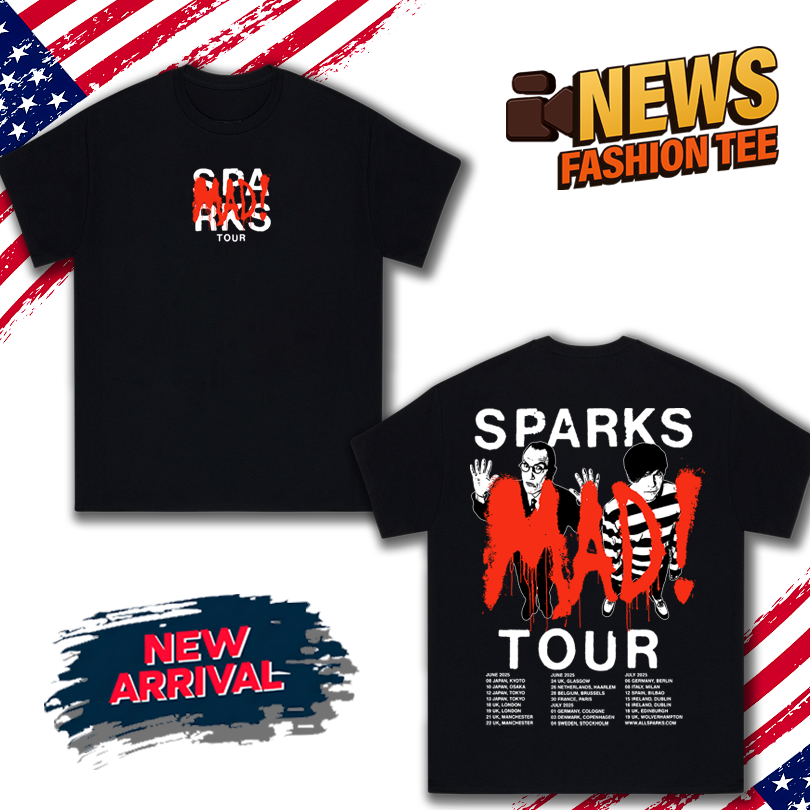 Sparks Mad Tour 2025 T-shirt - Ricardo Seco Shop